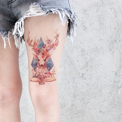 Temporary Tattoos For Girls Flower Unicorn Peacock Arm Tattoo Stickers