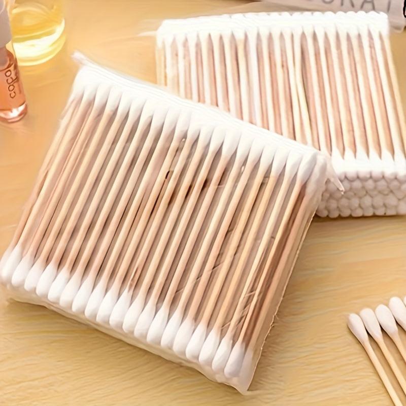 Disposable Cotton Swabs Double Round Tip 500pcs