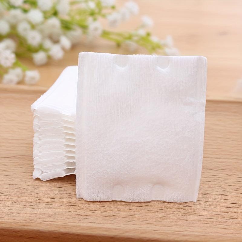 50pcs Cotton Pads Facial Lip & Eye Makeup Remover Pads Cotton