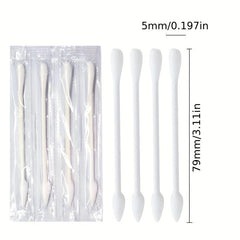 40pcs Travel Cotton Swabs for Ears Makeup & Cleaning