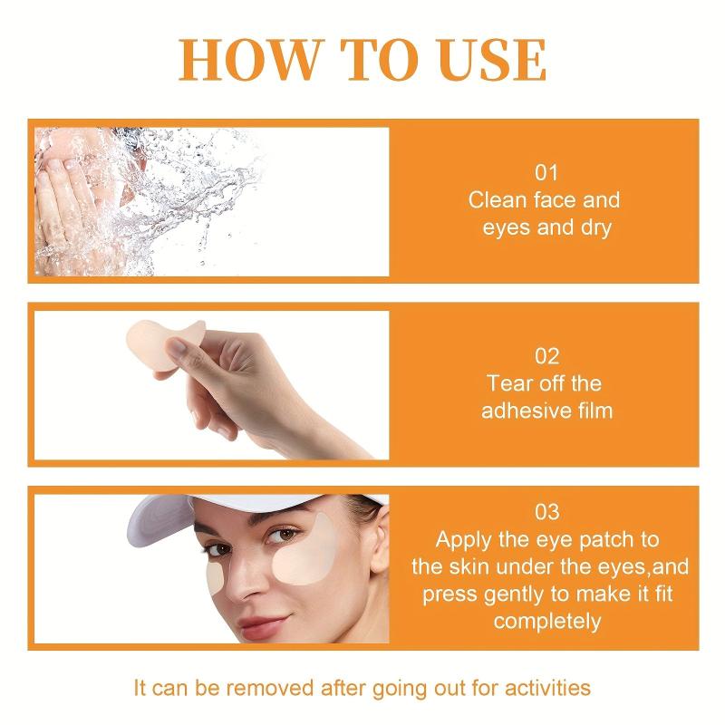 5 Pairs Outdoor Cut Eye Patch - Reduce Freckles, Moisturizing