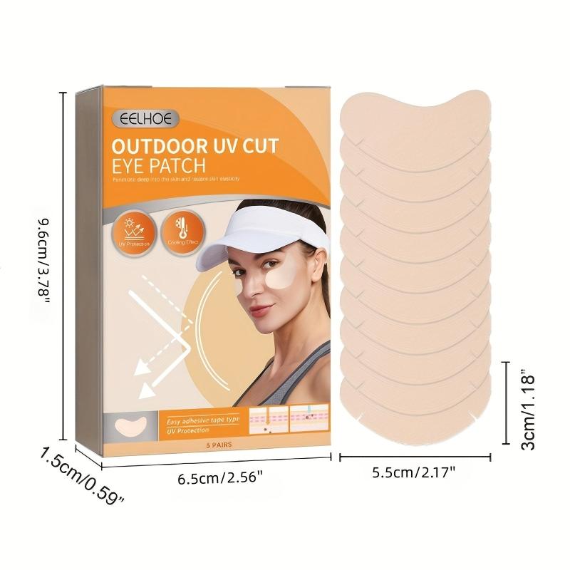 5 Pairs Outdoor Cut Eye Patch - Reduce Freckles, Moisturizing