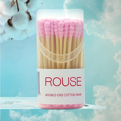 50 Disposable Cotton Swabs Double Head For Ear Nose Clean Beauty Tools