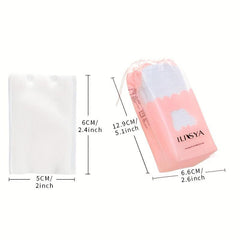 50pcs Makeup Pads Facial Eye Lip Makeup Remover Pads Natural Square Puff