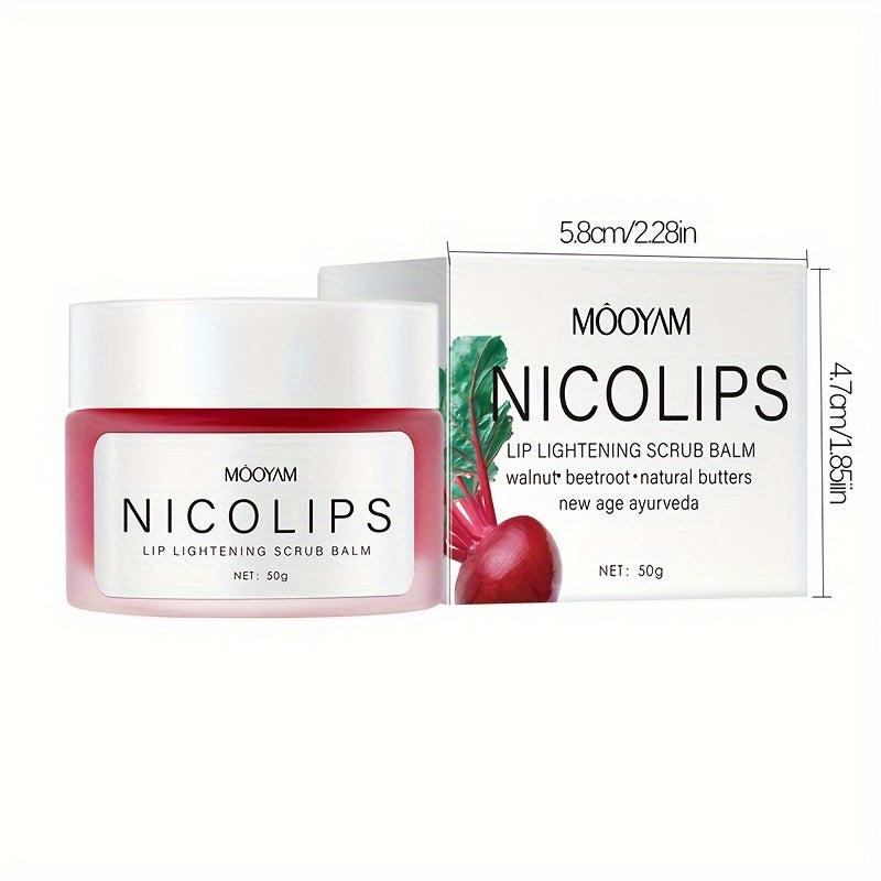 50g Lip Balm Lip Scrub Dark Lips Moisturizing Men Women