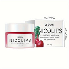 50g Lip Balm Lip Scrub Dark Lips Moisturizing Men Women
