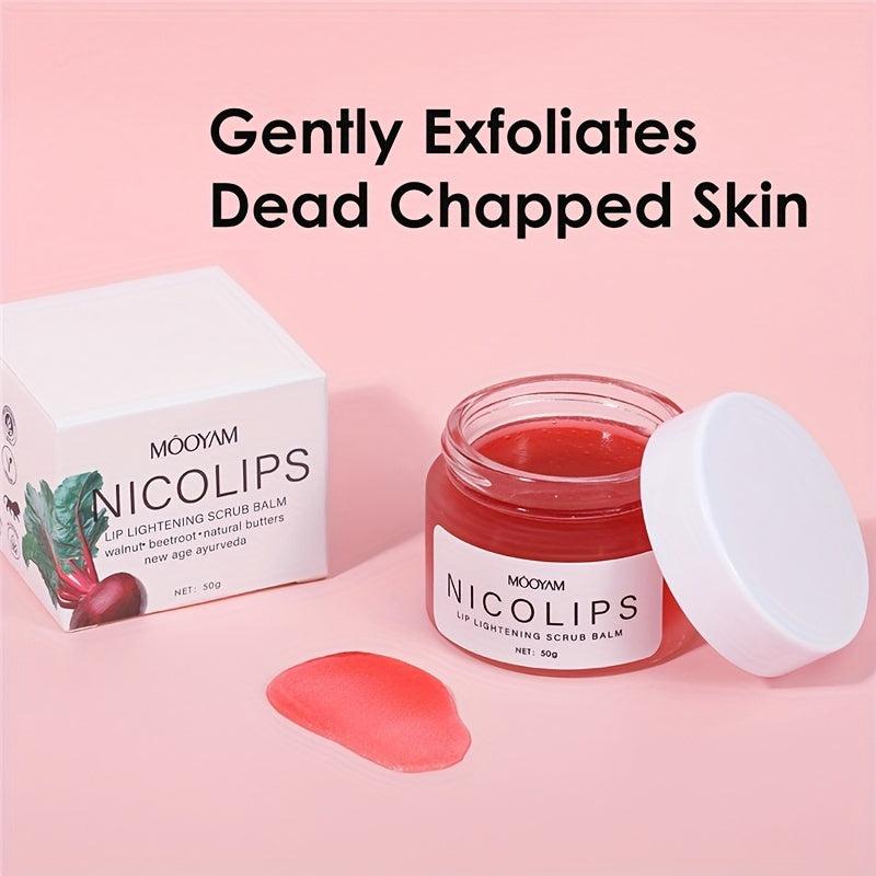 50g Lip Balm Lip Scrub Dark Lips Moisturizing Men Women