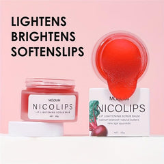 50g Lip Balm Lip Scrub Dark Lips Moisturizing Men Women