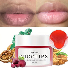 50g Lip Balm Lip Scrub Dark Lips Moisturizing Men Women