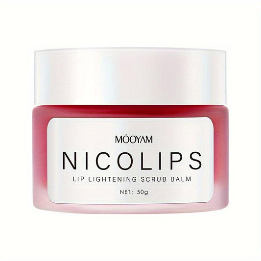 50g Lip Balm Lip Scrub Dark Lips Moisturizing Men Women