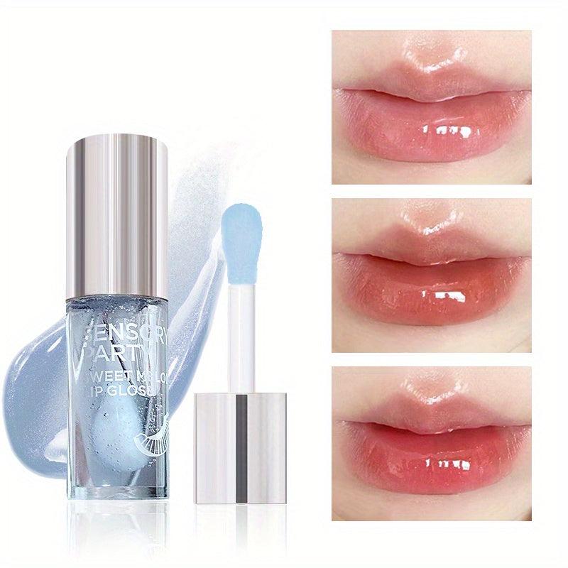 Crystal Clear Jelly Lip Balm Fruit Flavor Lipstick Lip Gloss