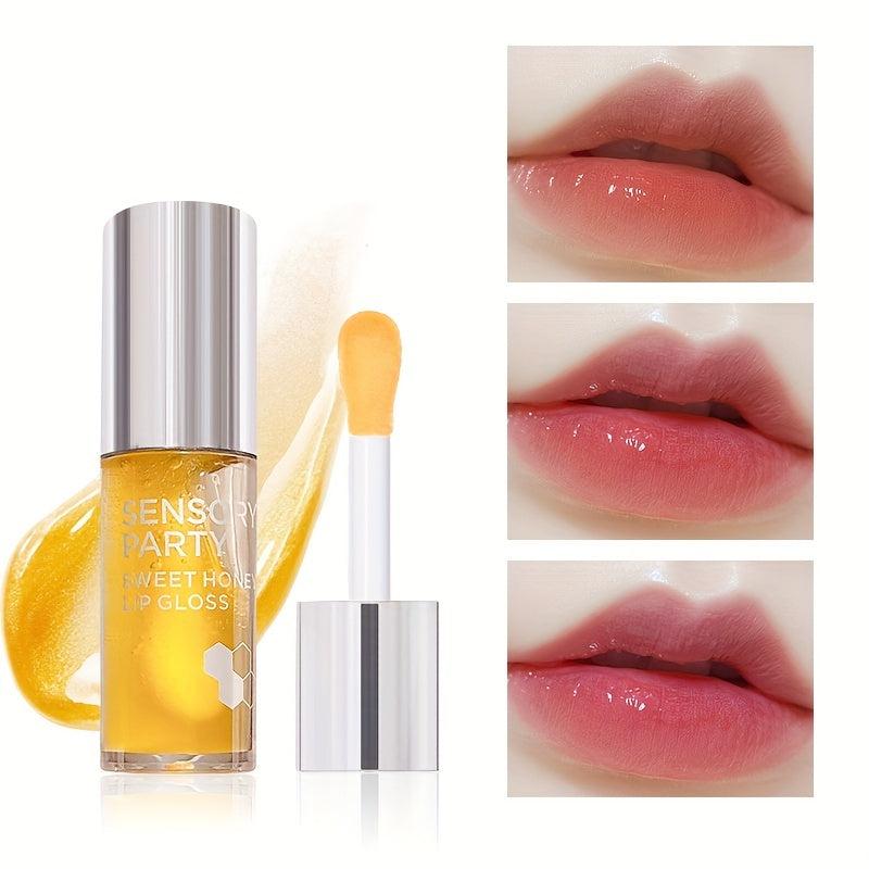 Crystal Clear Jelly Lip Balm Fruit Flavor Lipstick Lip Gloss