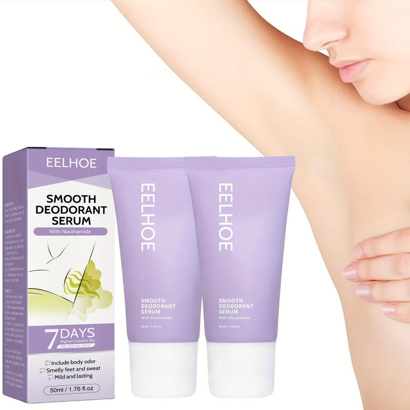 2pcs Long Lasting Deodorant Cream, Refreshing Scent, 24-Hour Odor Prevention