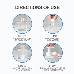 Foam Hand Sanitizer Cleaning Tablets - Various Flavors