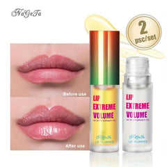 Ginger & Mint Lip Plumper Set - Volumizing Lip Serum for Smoother Lips