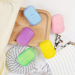 Disposable Soap Sheets 200 Sheets 10 Boxes Portable Toiletry Soap