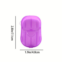 Disposable Soap Sheets 200 Sheets 10 Boxes Portable Toiletry Soap