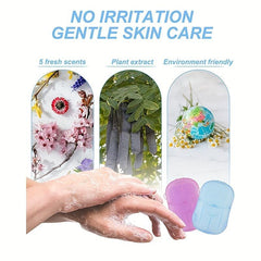 Disposable Soap Sheets 200 Sheets 10 Boxes Portable Toiletry Soap