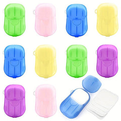 Disposable Soap Sheets 200 Sheets 10 Boxes Portable Toiletry Soap