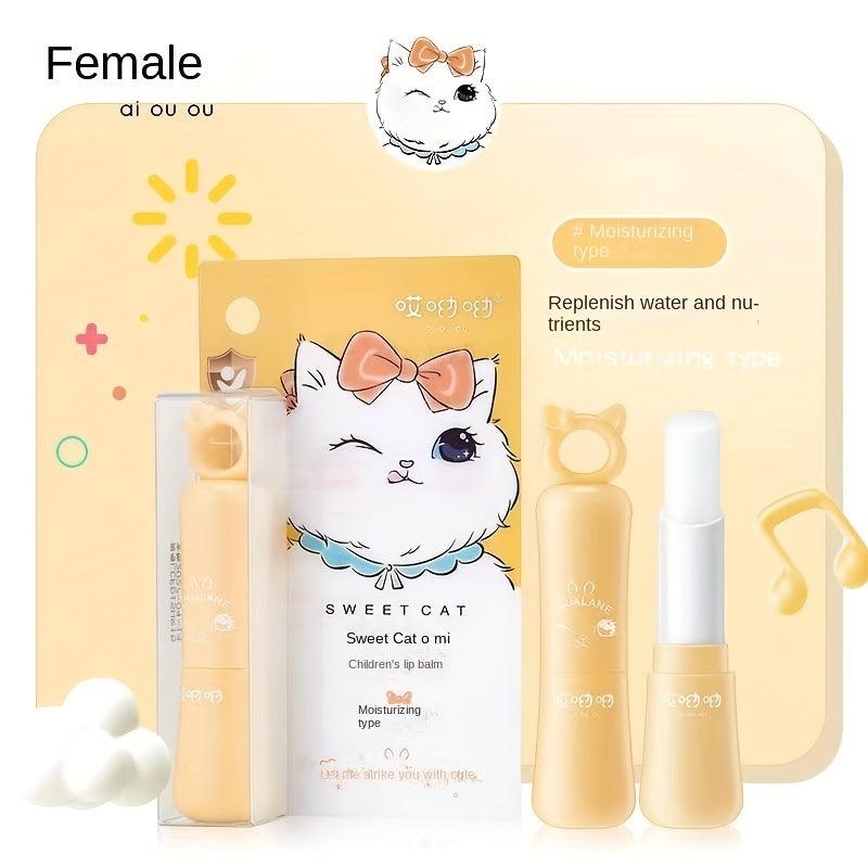 Cartoon Lip Balm for Chapped Lips in Autumn and Winter