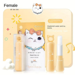 Cartoon Lip Balm for Chapped Lips in Autumn and Winter