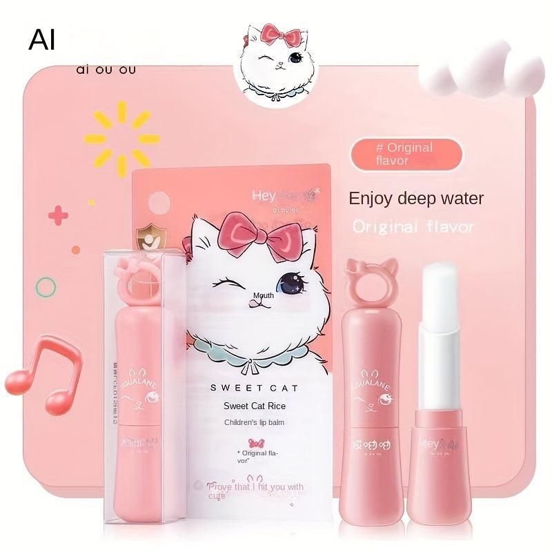 Cartoon Lip Balm for Chapped Lips in Autumn and Winter