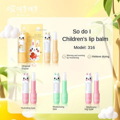 Cartoon Lip Balm for Chapped Lips in Autumn and Winter