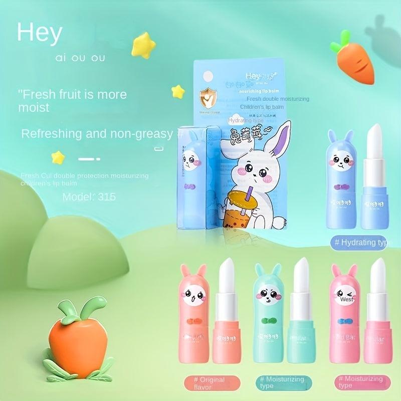Cartoon Lip Balm for Chapped Lips in Autumn and Winter