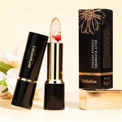 Floral Lip Balm Trio Set with High Impact Gloss