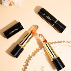 Floral Lip Balm Trio Set with High Impact Gloss