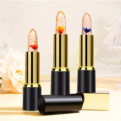 Floral Lip Balm Trio Set with High Impact Gloss