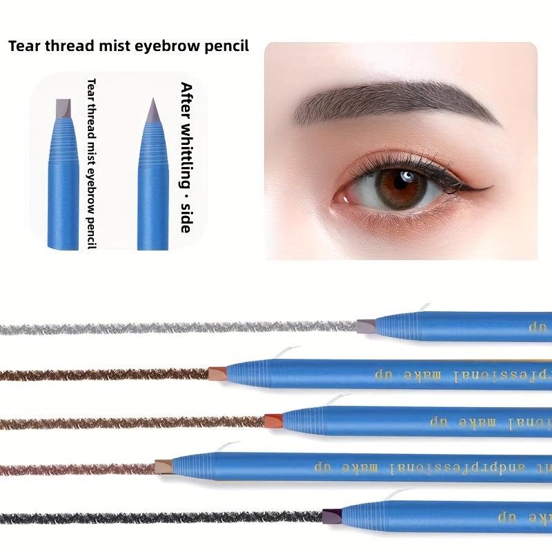 Waterproof Eyebrow Pencil Non Smudge Sweatproof Long Lasting Easy To Use