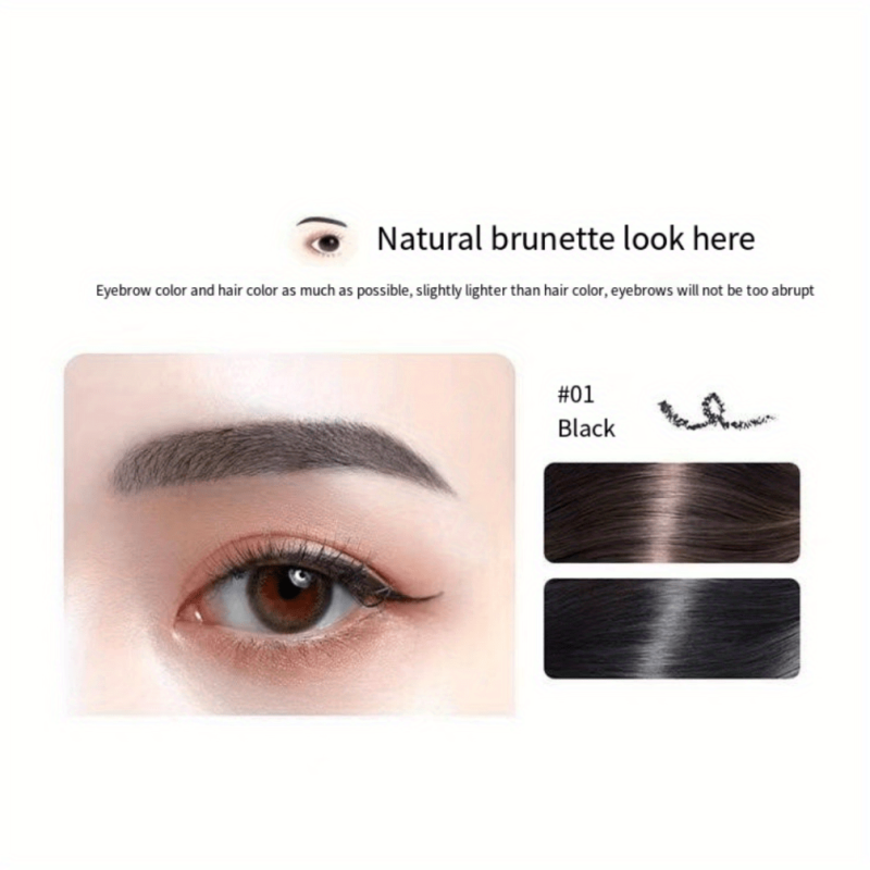 Waterproof Eyebrow Pencil Non Smudge Sweatproof Long Lasting Easy To Use