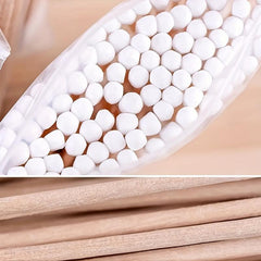 Disposable Cotton Swabs Double Round Tip Wooden Stick 100-1000pcs