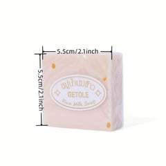 12pcs Rich Foam Rice Soap Moisturizing Bathing Skin Cleansing