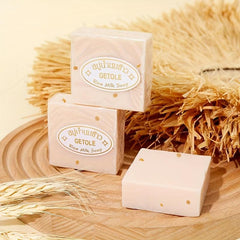 12pcs Rich Foam Rice Soap Moisturizing Bathing Skin Cleansing