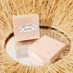 12pcs Rich Foam Rice Soap Moisturizing Bathing Skin Cleansing