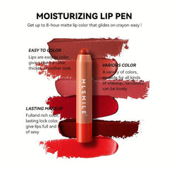 6 Colors Lipstick Colored Lip Balm Pen Moisturizing Long Lasting Lip Gloss