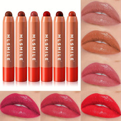 6 Colors Lipstick Colored Lip Balm Pen Moisturizing Long Lasting Lip Gloss