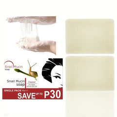 65g 2pcs Snail Slime Soap for All Skin Types