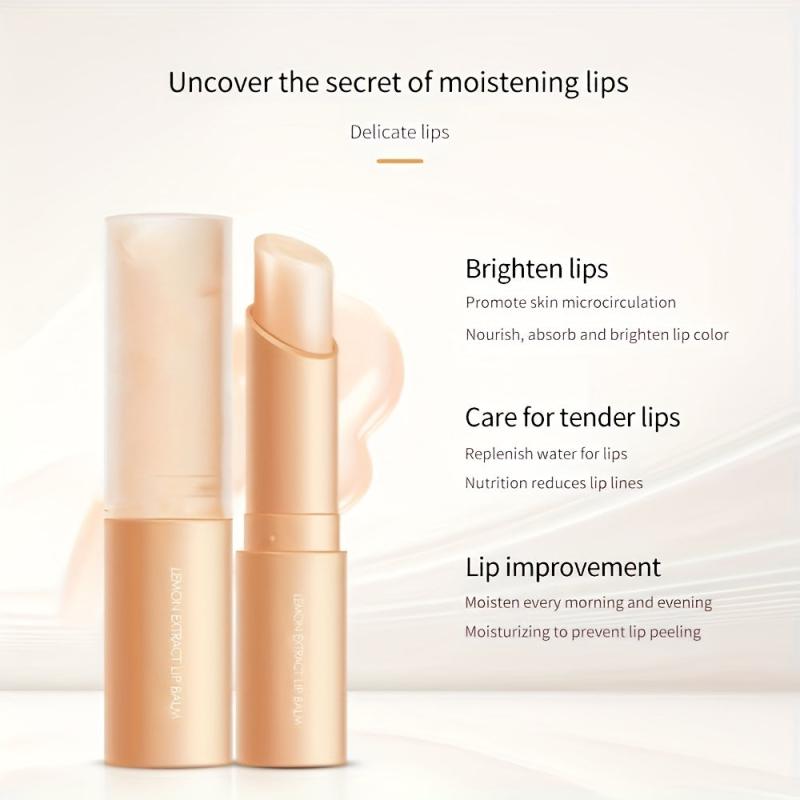 Lemon Moisturizing Lip Balm Hydrates and Fades Lines