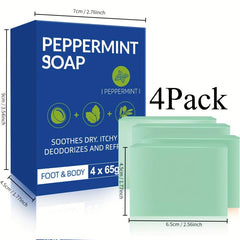 4-Pack Peppermint Body Soap 9.16 Oz