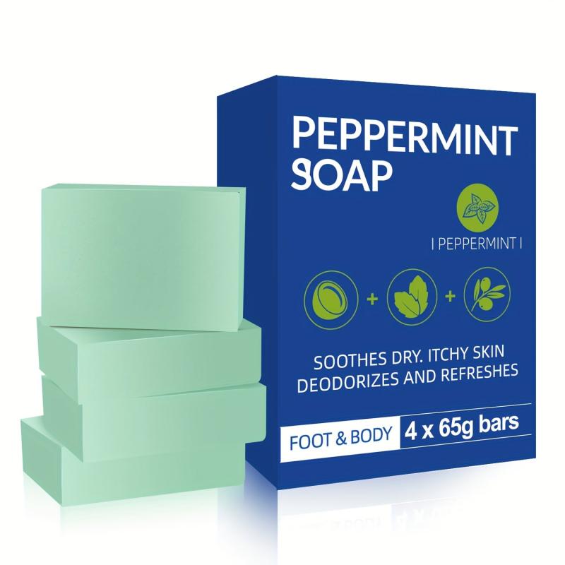 4-Pack Peppermint Body Soap 9.16 Oz