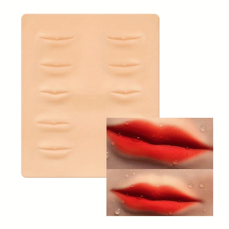 3pcs Silicone Tattoo Blank Skin Lip Tattoo Training Tool