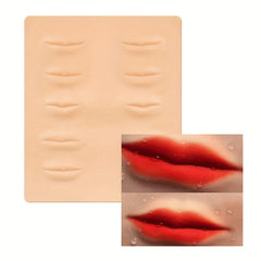 3pcs Silicone Tattoo Blank Skin Lip Tattoo Training Tool