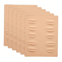 3pcs Silicone Tattoo Blank Skin Lip Tattoo Training Tool
