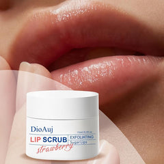 15ml Strawberry Lip Scrub Sugar Exfoliator Moisturizing Lip Mask Balm