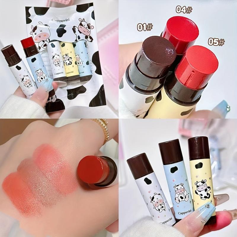 3pcs Honey Flavor Moisturizing Lipstick Set