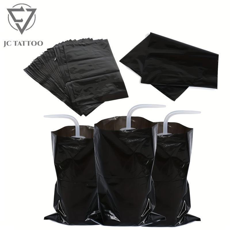 100 200pcs Tattoo Wash Bottle Bags Disposable Squeeze Bottle Bags