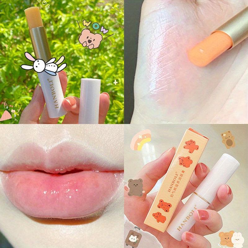 4 Flavors Natural Luster Lip Balm Moisturizing Lip Gloss for Women and Girls